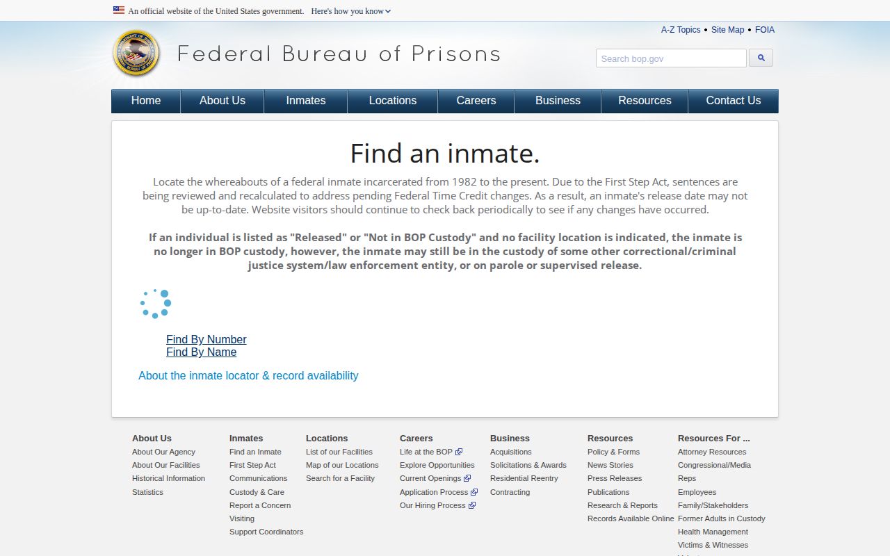 Federal release record search for Morgan County